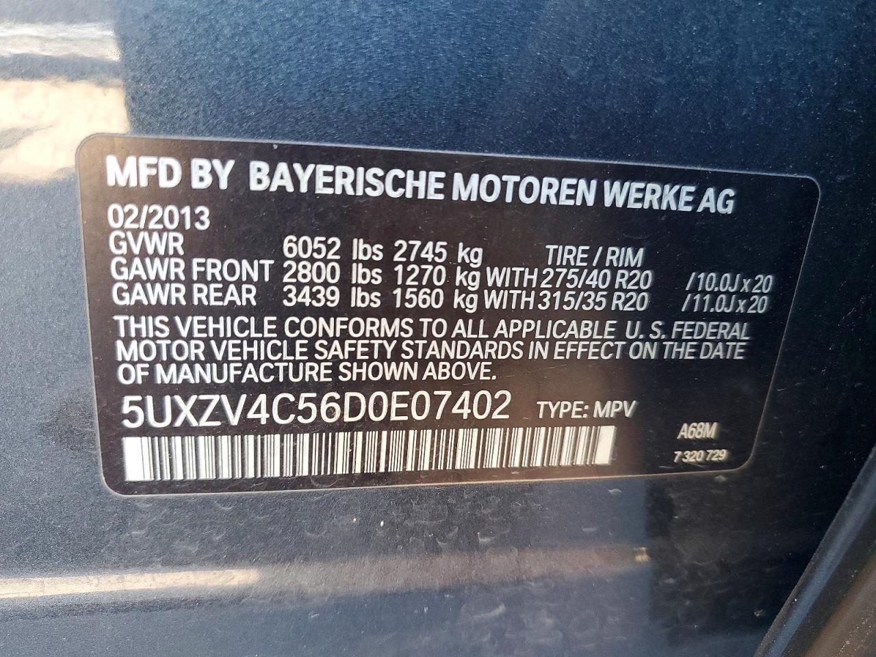 2013 BMW X5