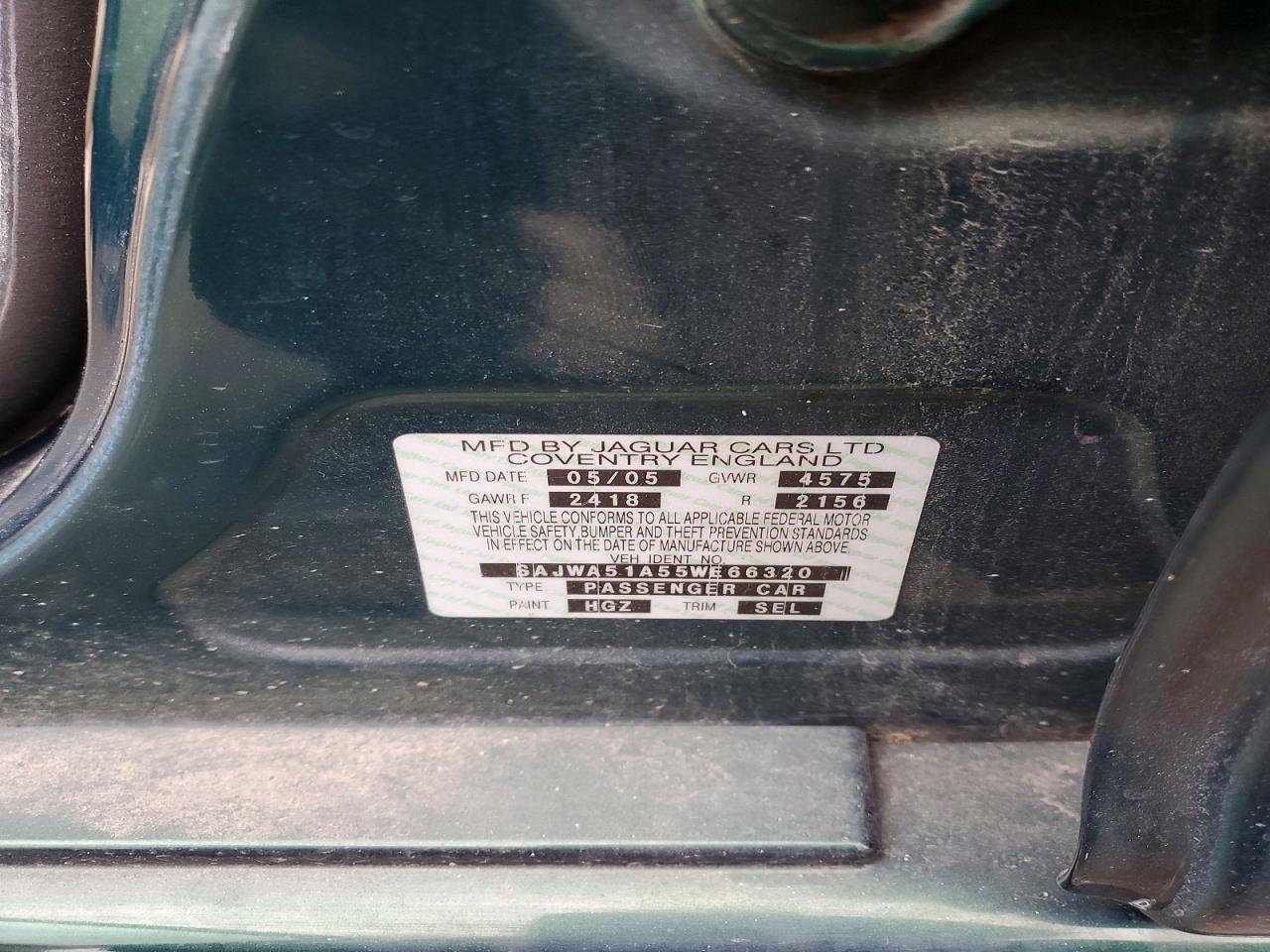 2005 JAGUAR X-Type