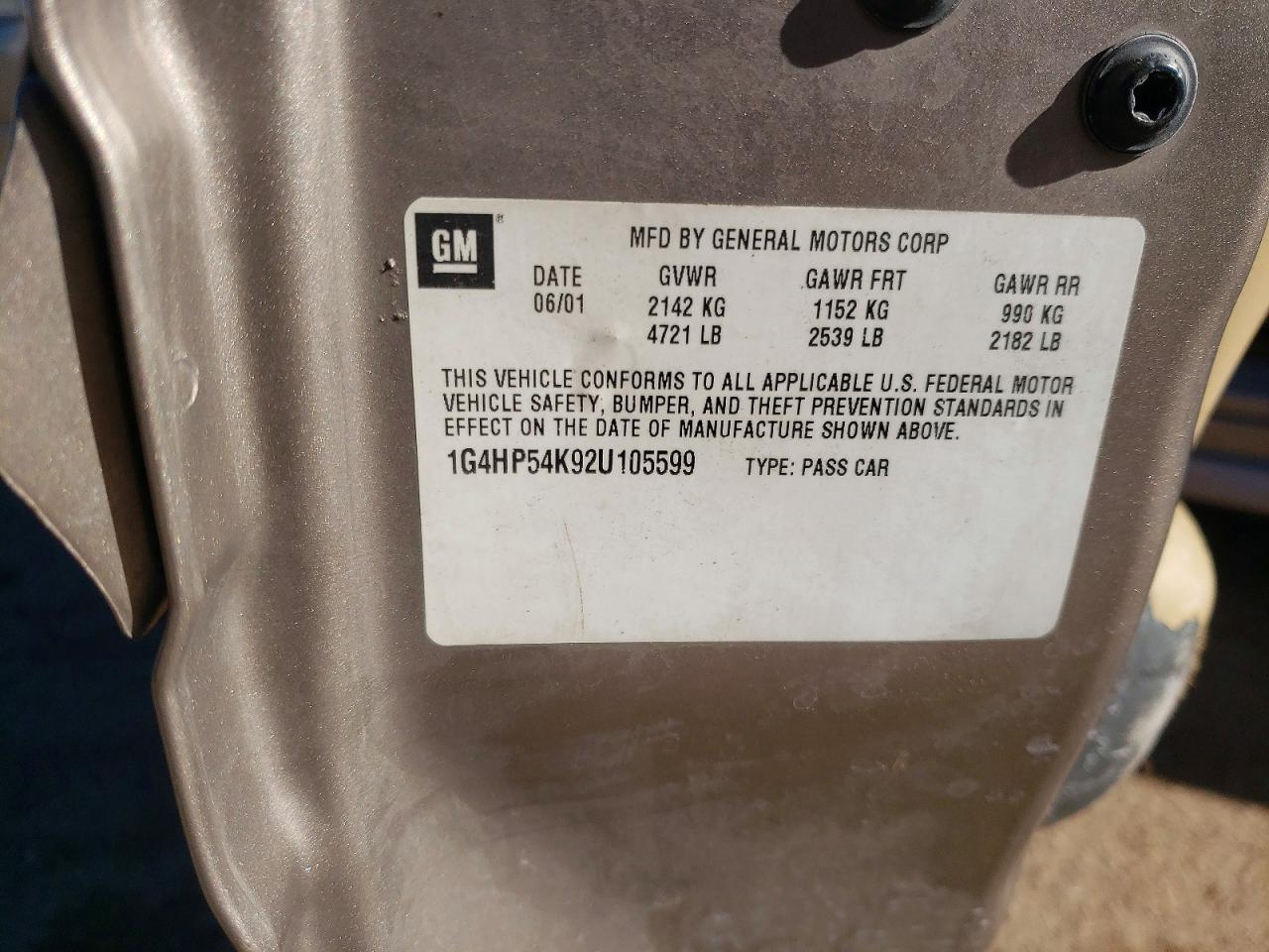 2002 BUICK Lesabre