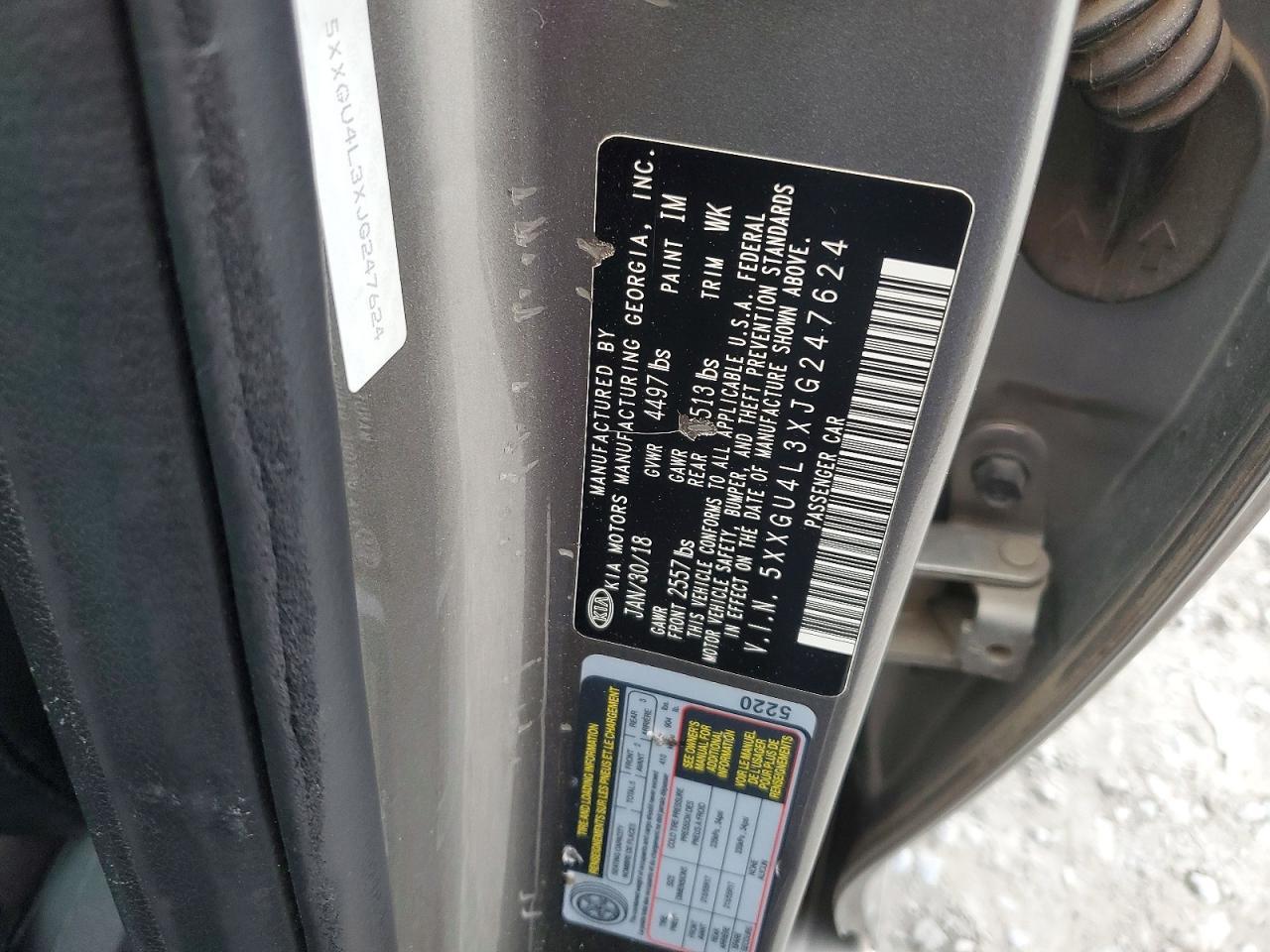 2018 KIA OPTIMA