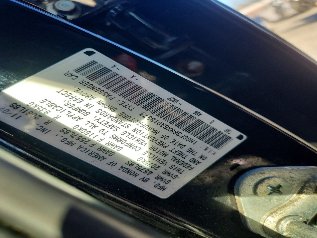 2008 HONDA ACCORD