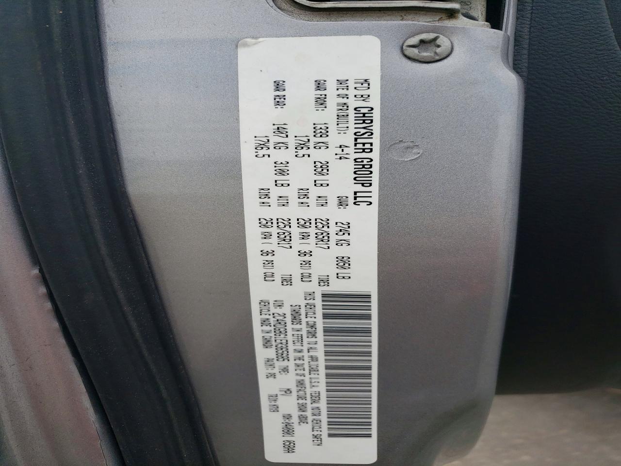 2014 DODGE GRAND CARAVAN