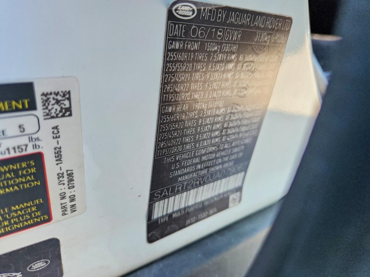 2018 LAND ROVER Discovery
