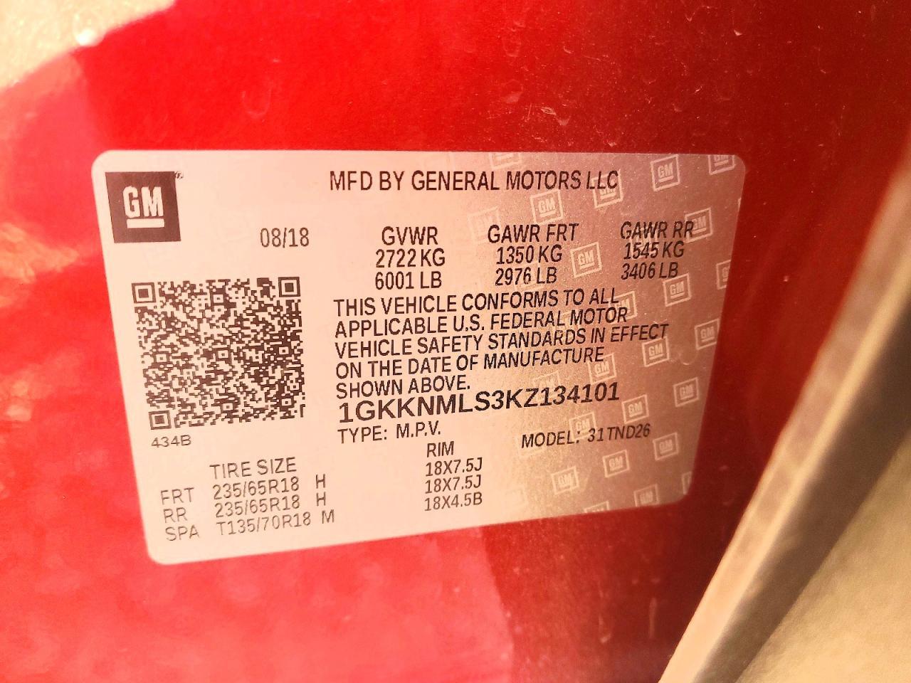 2019 GMC ACADIA