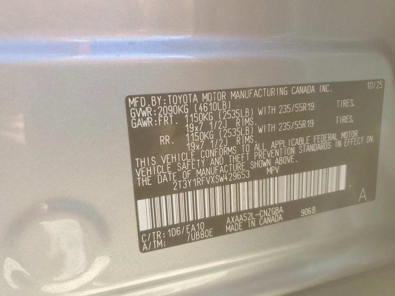 2025 TOYOTA RAV4