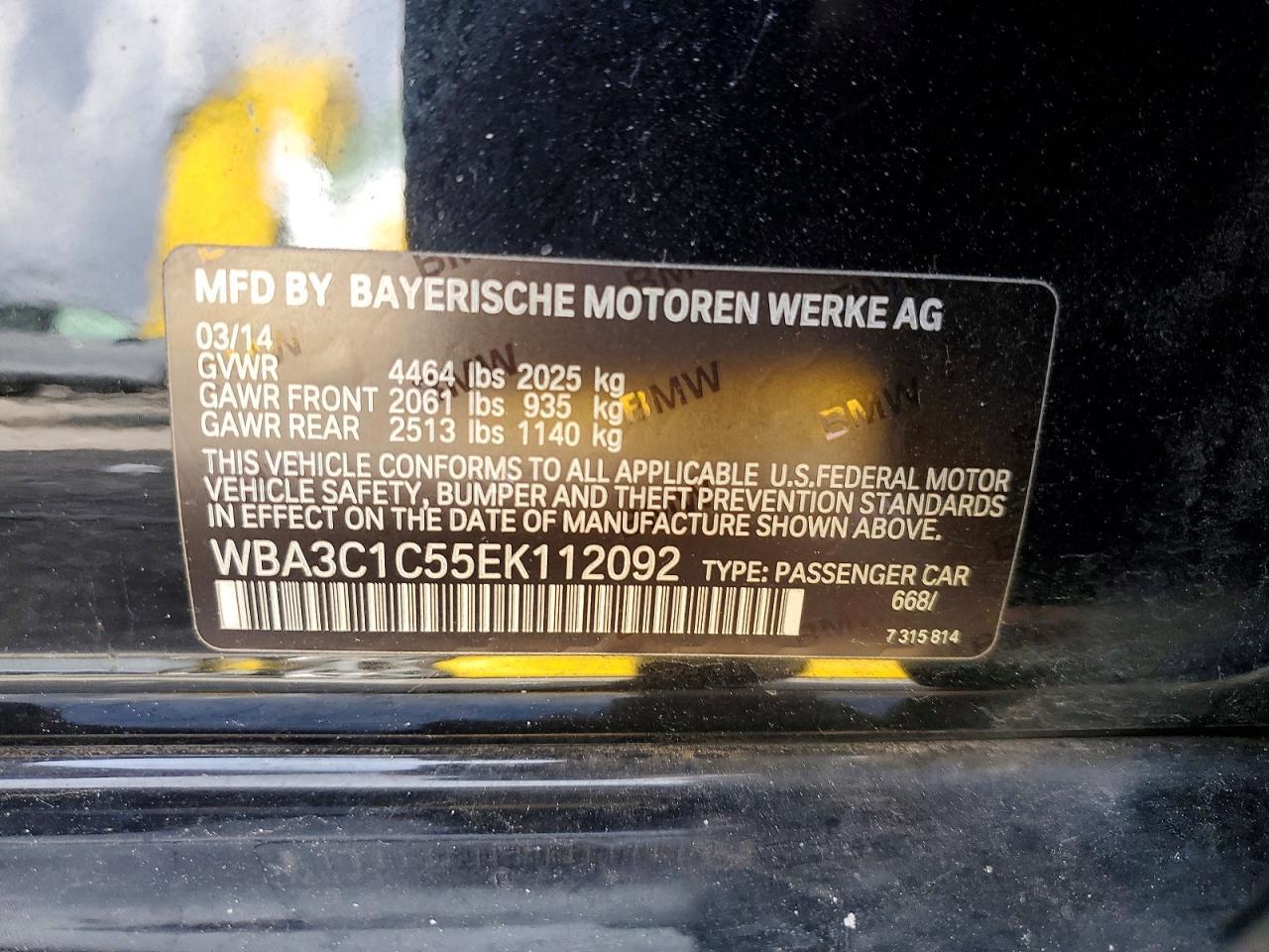 2014 BMW 3 SERIES