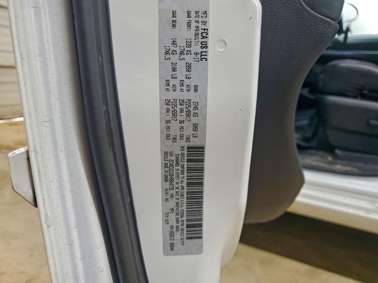 2017 DODGE GRAND CARAVAN