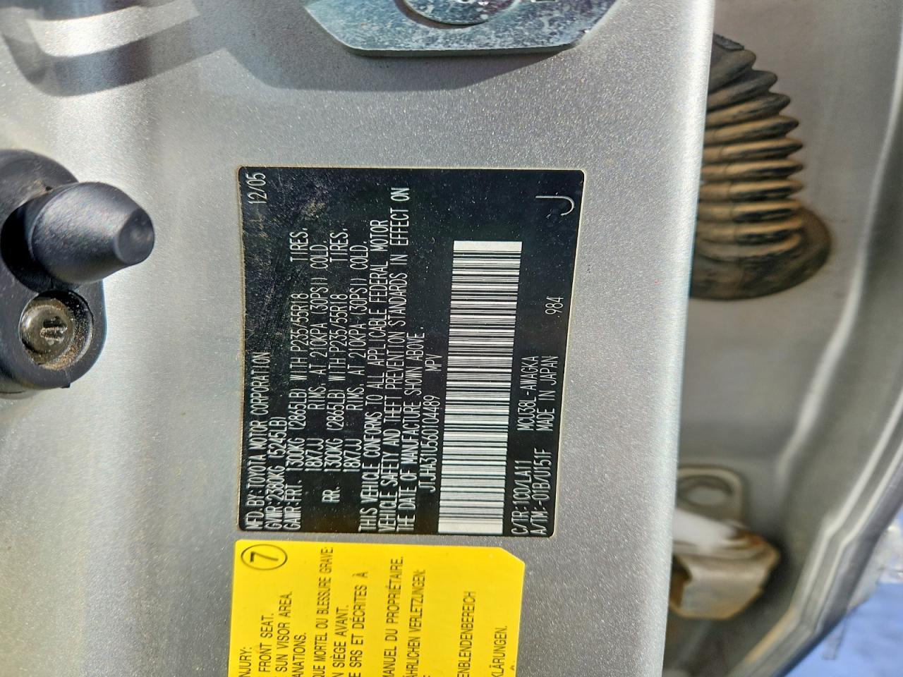2006 LEXUS Rx 330