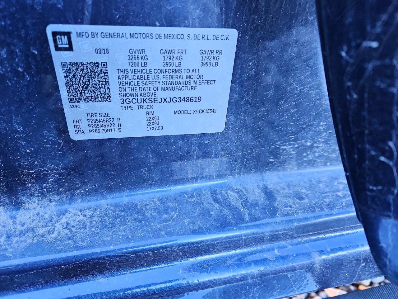 2018 CHEVROLET Silverado