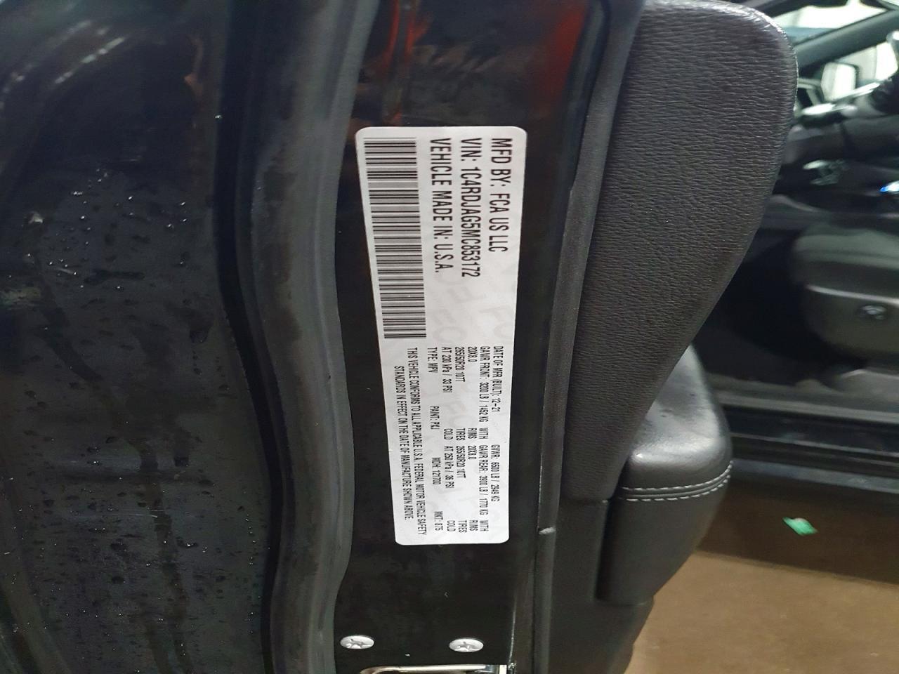 2021 DODGE DURANGO
