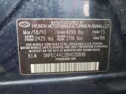 2011 HYUNDAI SONATA