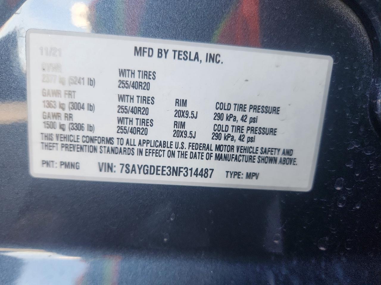 2022 TESLA MODEL Y