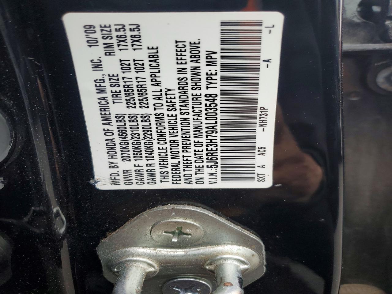 2010 HONDA CR-V