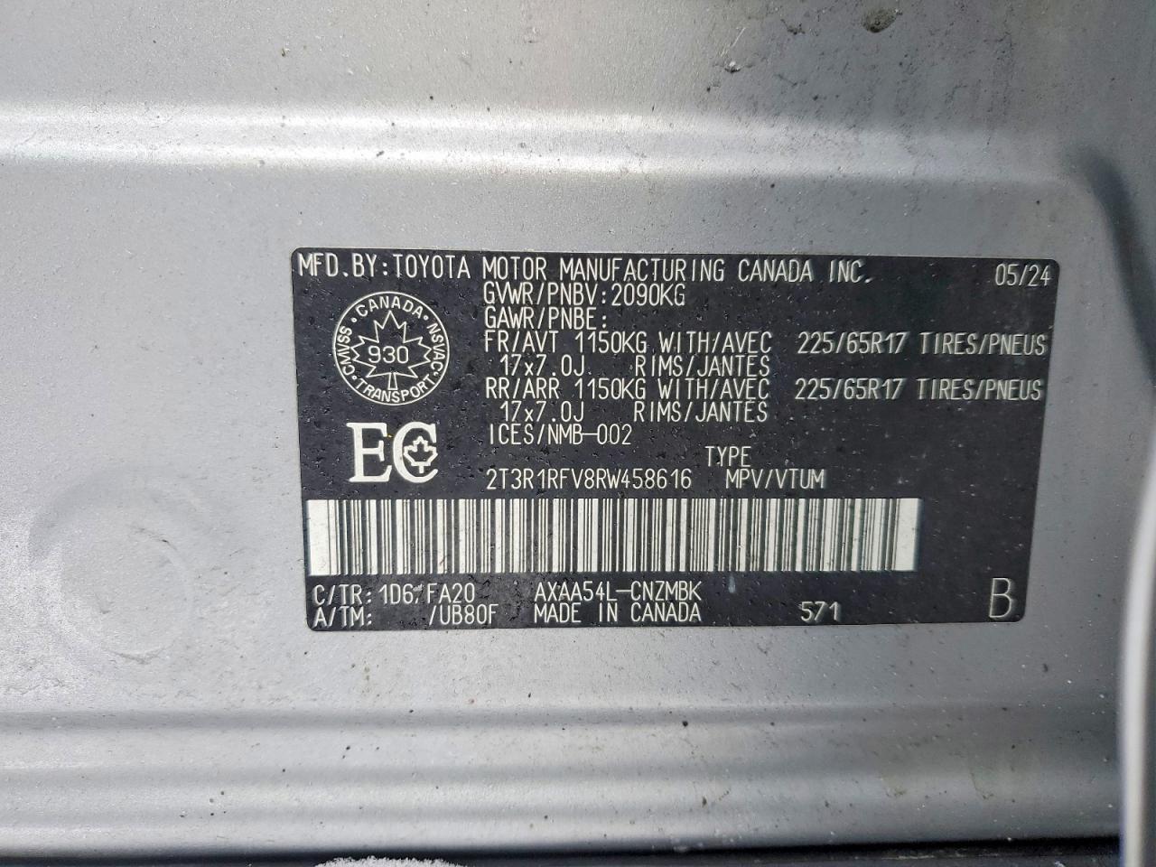 2024 TOYOTA RAV4