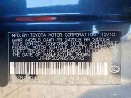 2011 LEXUS IS 250