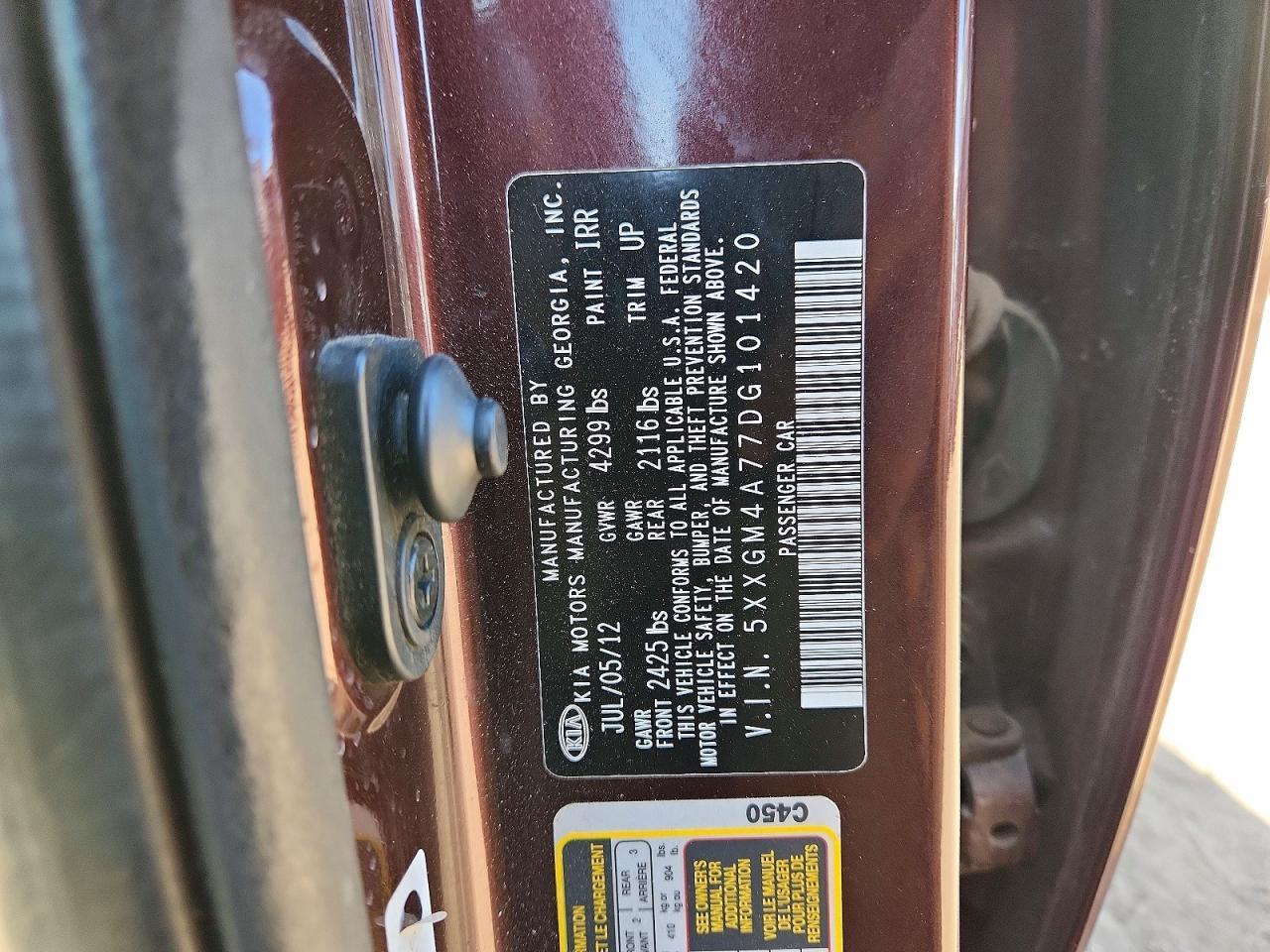 2013 KIA OPTIMA