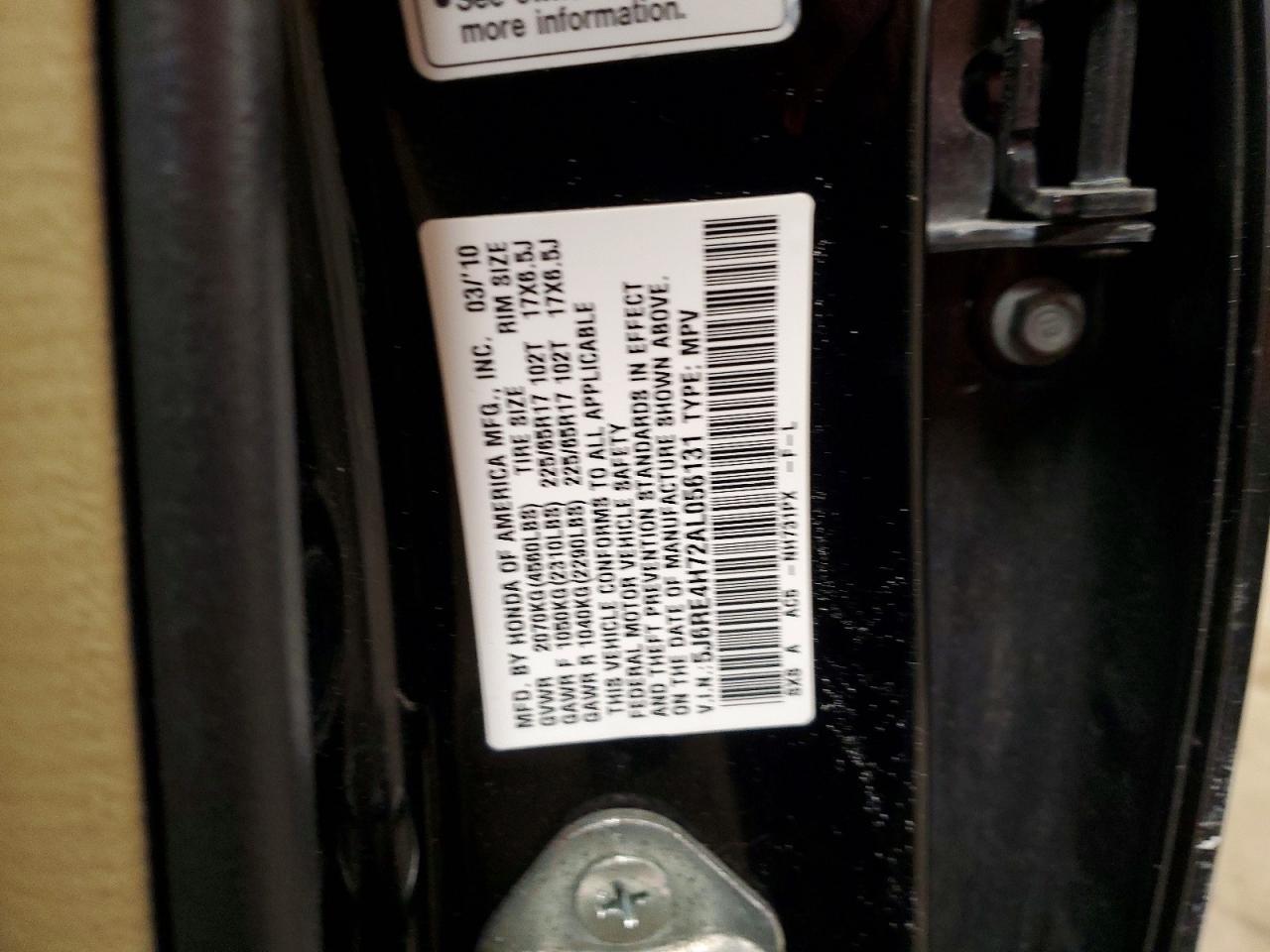 2010 HONDA CR-V