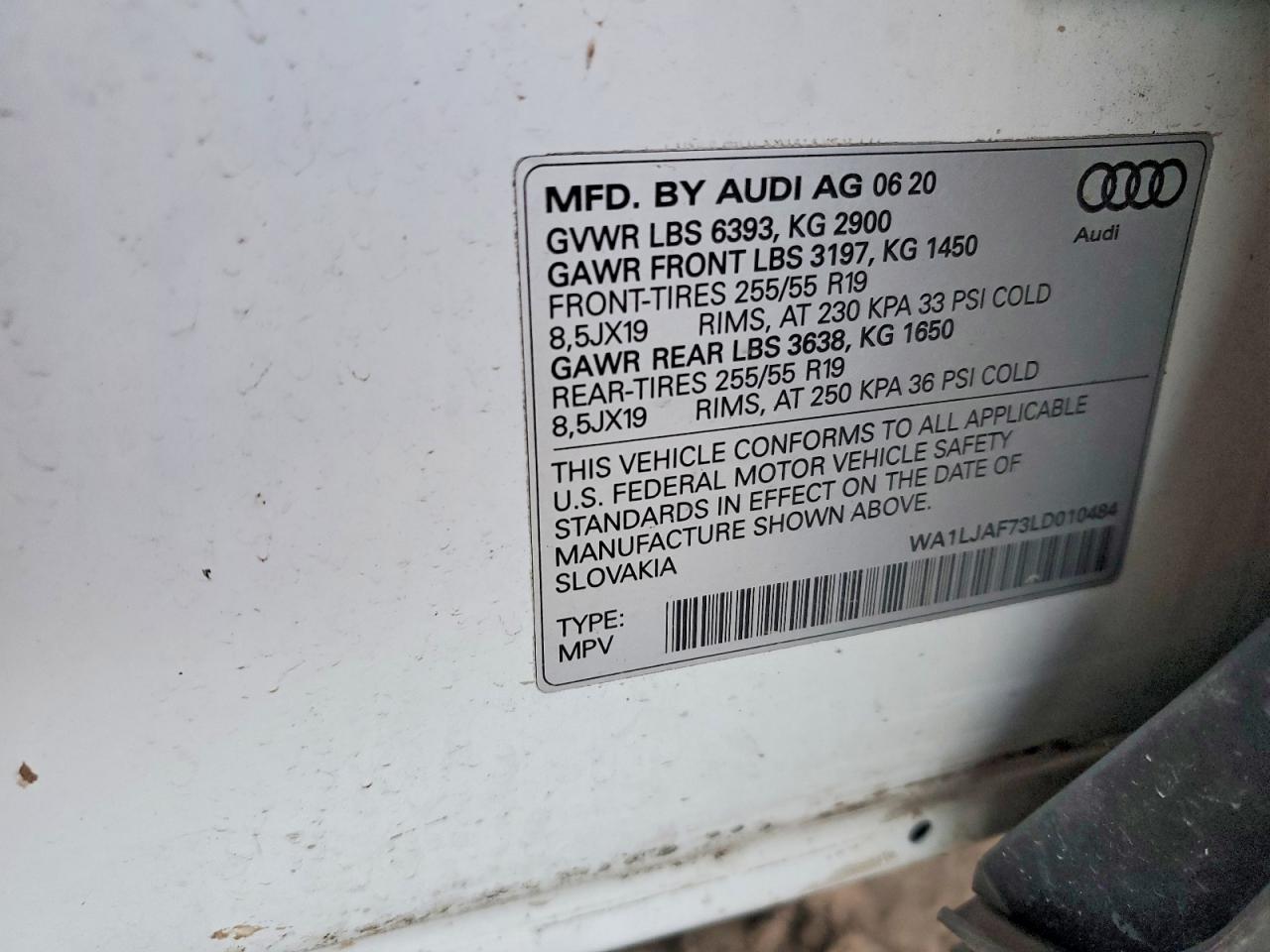 2020 AUDI Q7