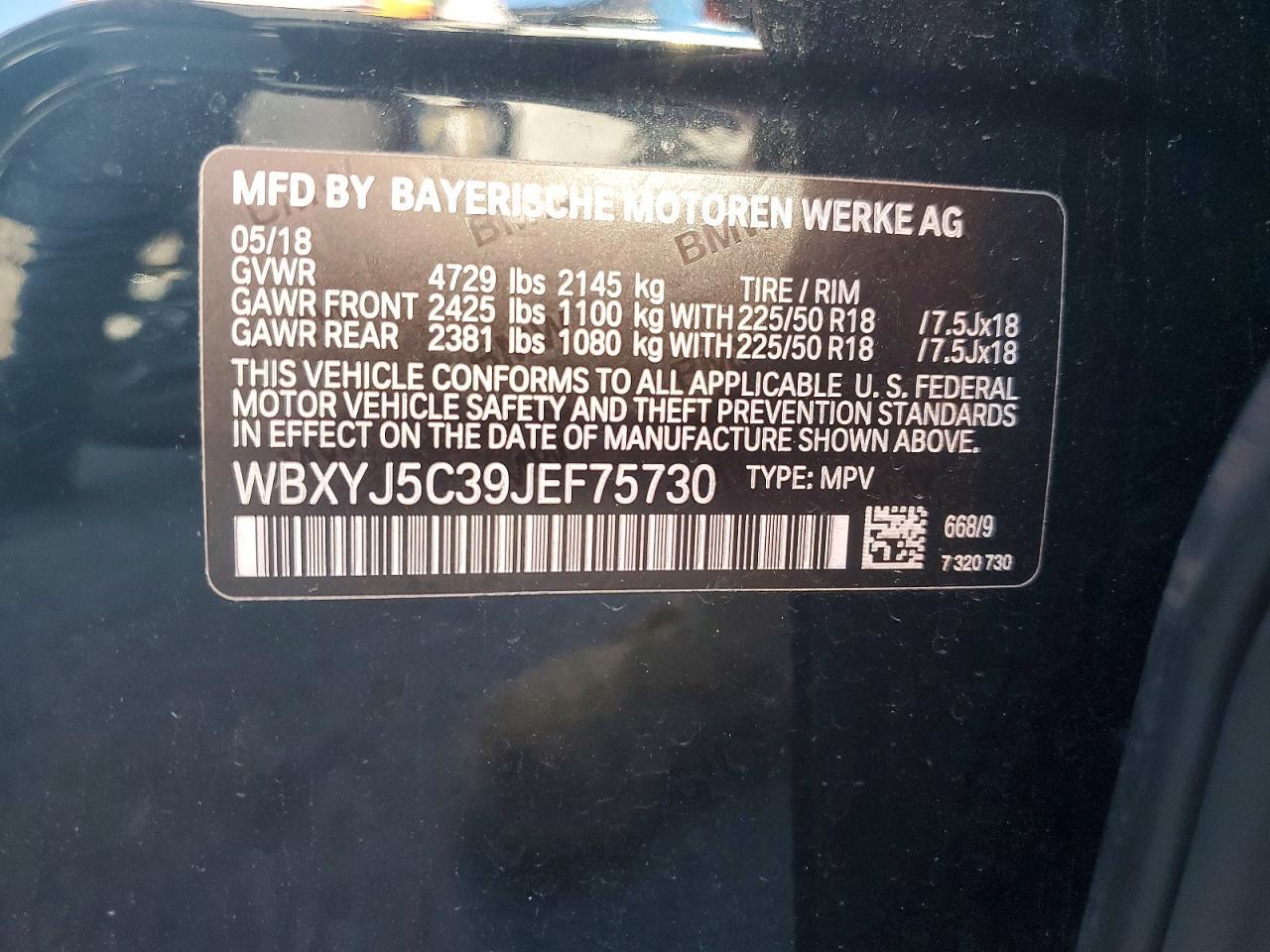 2018 BMW X2