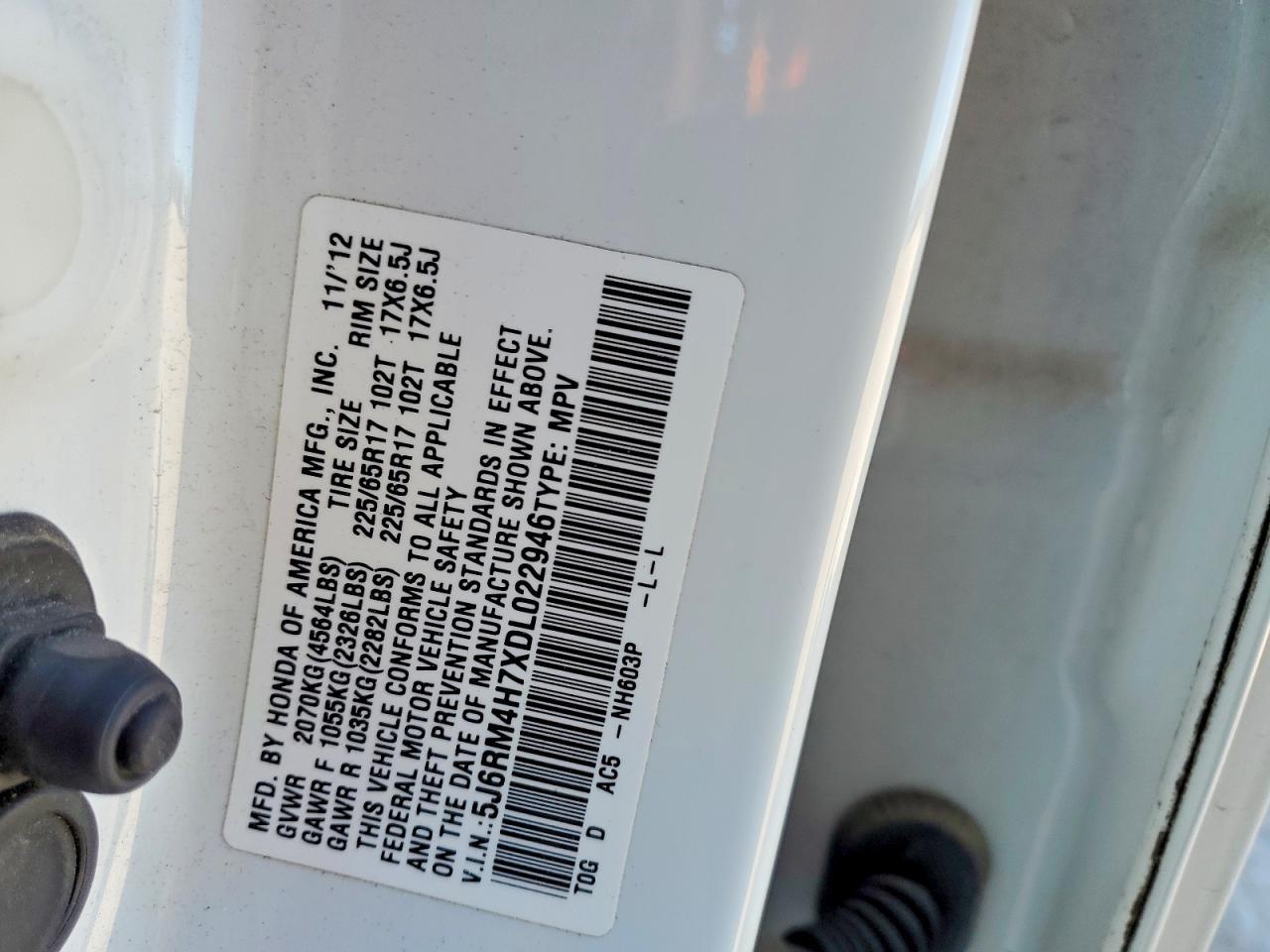 2013 HONDA CR-V