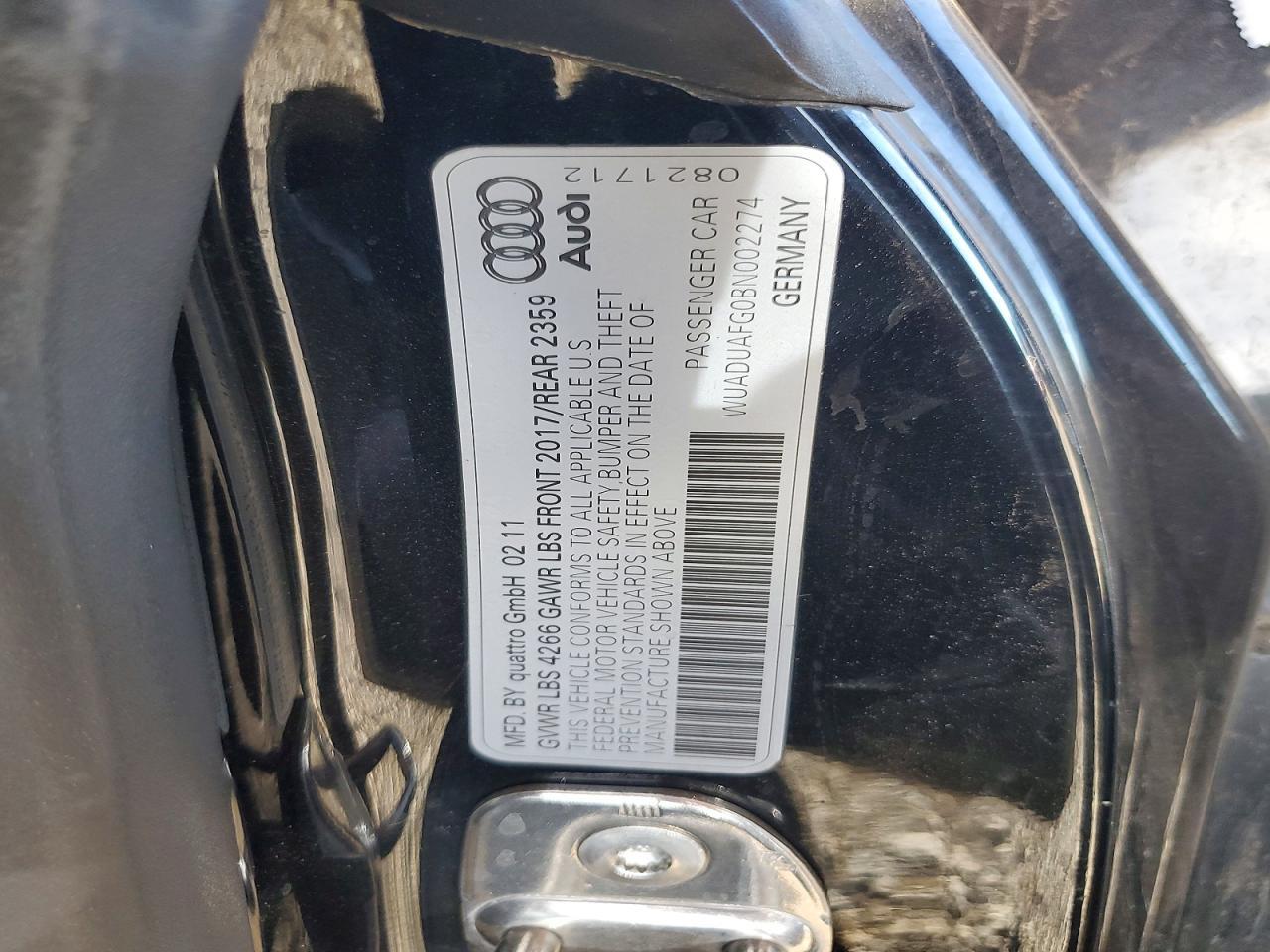 2011 AUDI R8