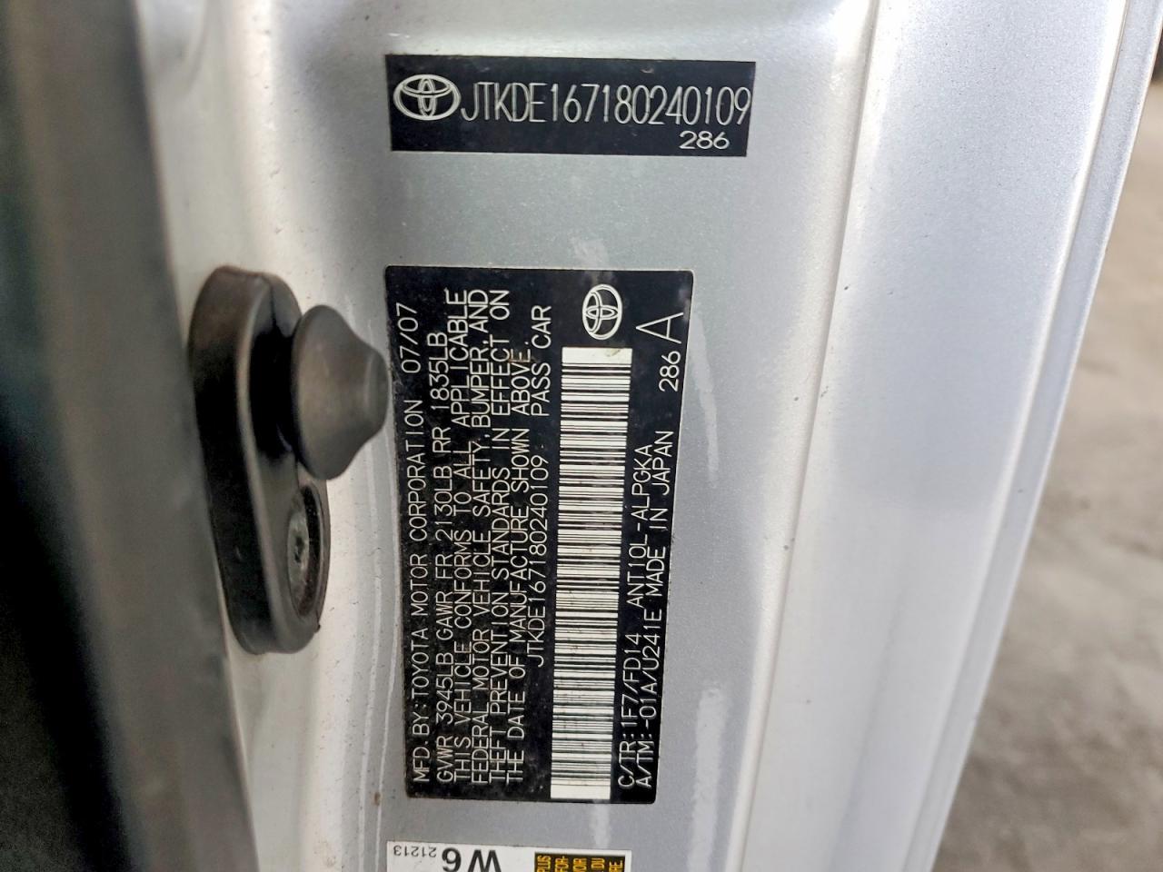 2008 TOYOTA SCION