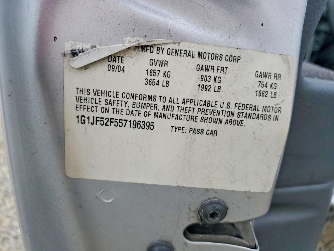 2005 CHEVROLET Cavalier