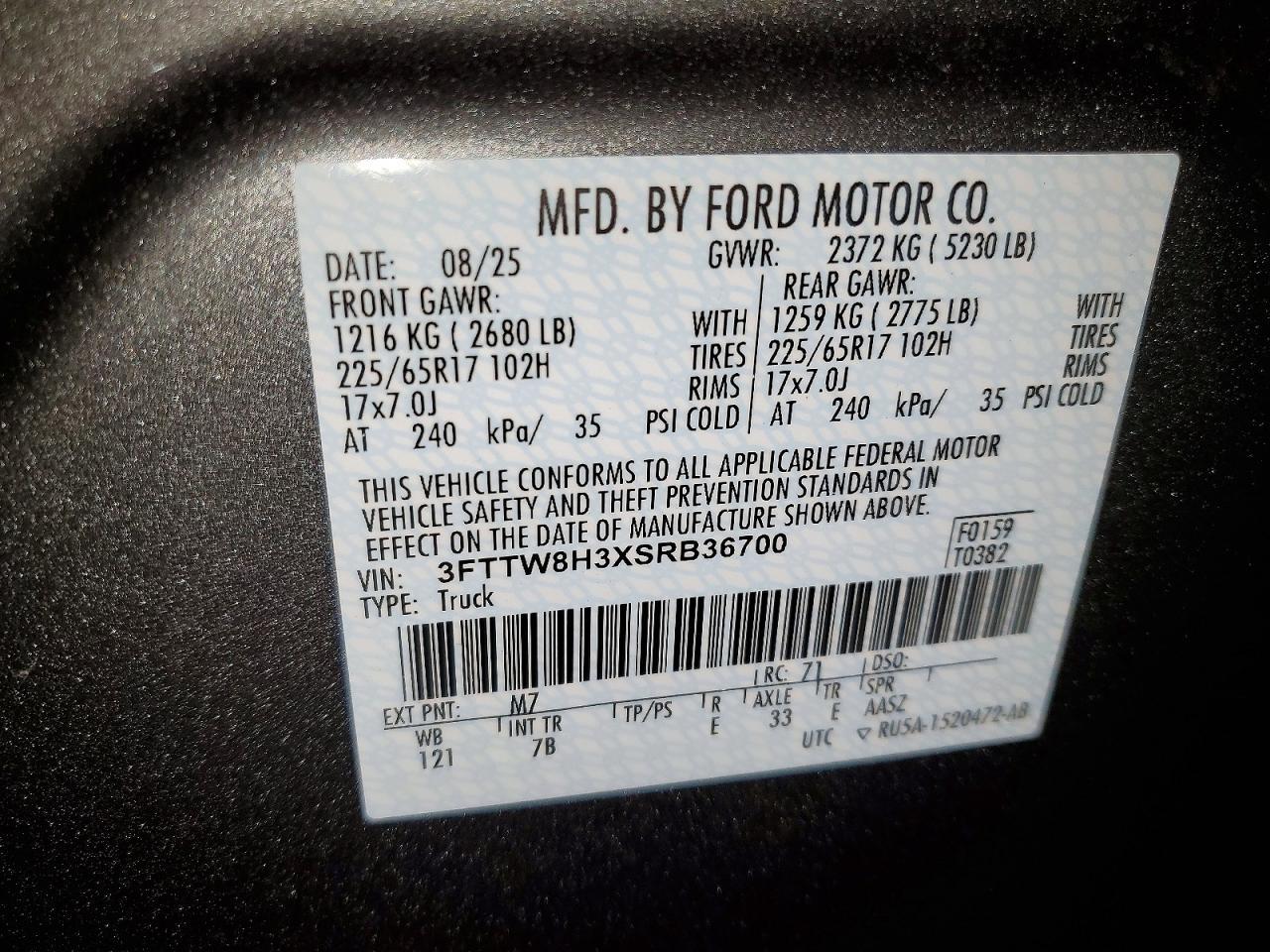 2025 FORD Maverick