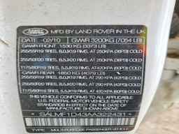2010 LAND ROVER RANGE ROVER