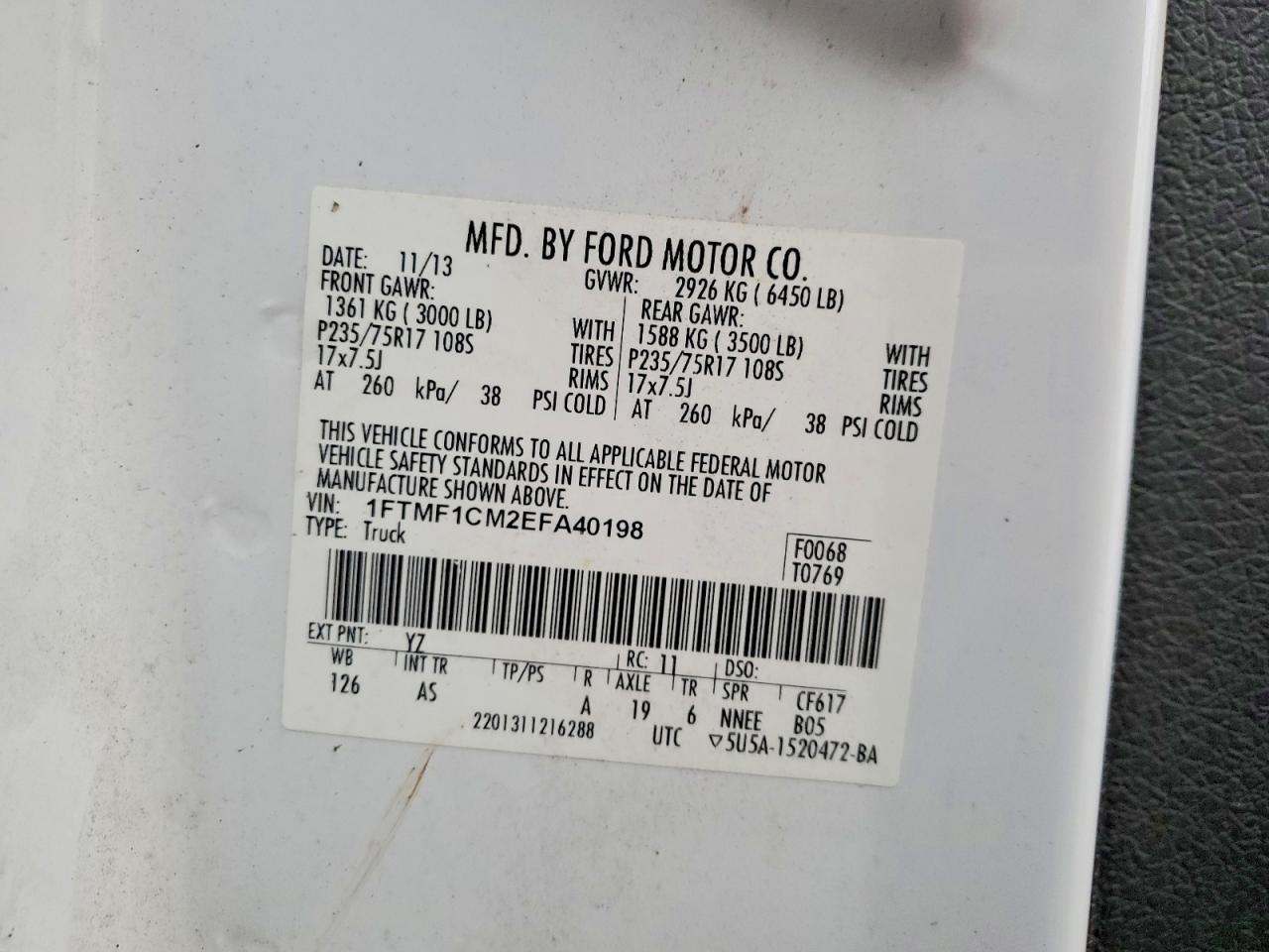 2014 FORD F-150