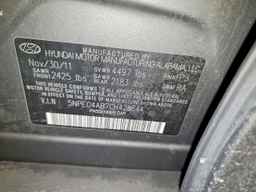 2012 HYUNDAI SONATA