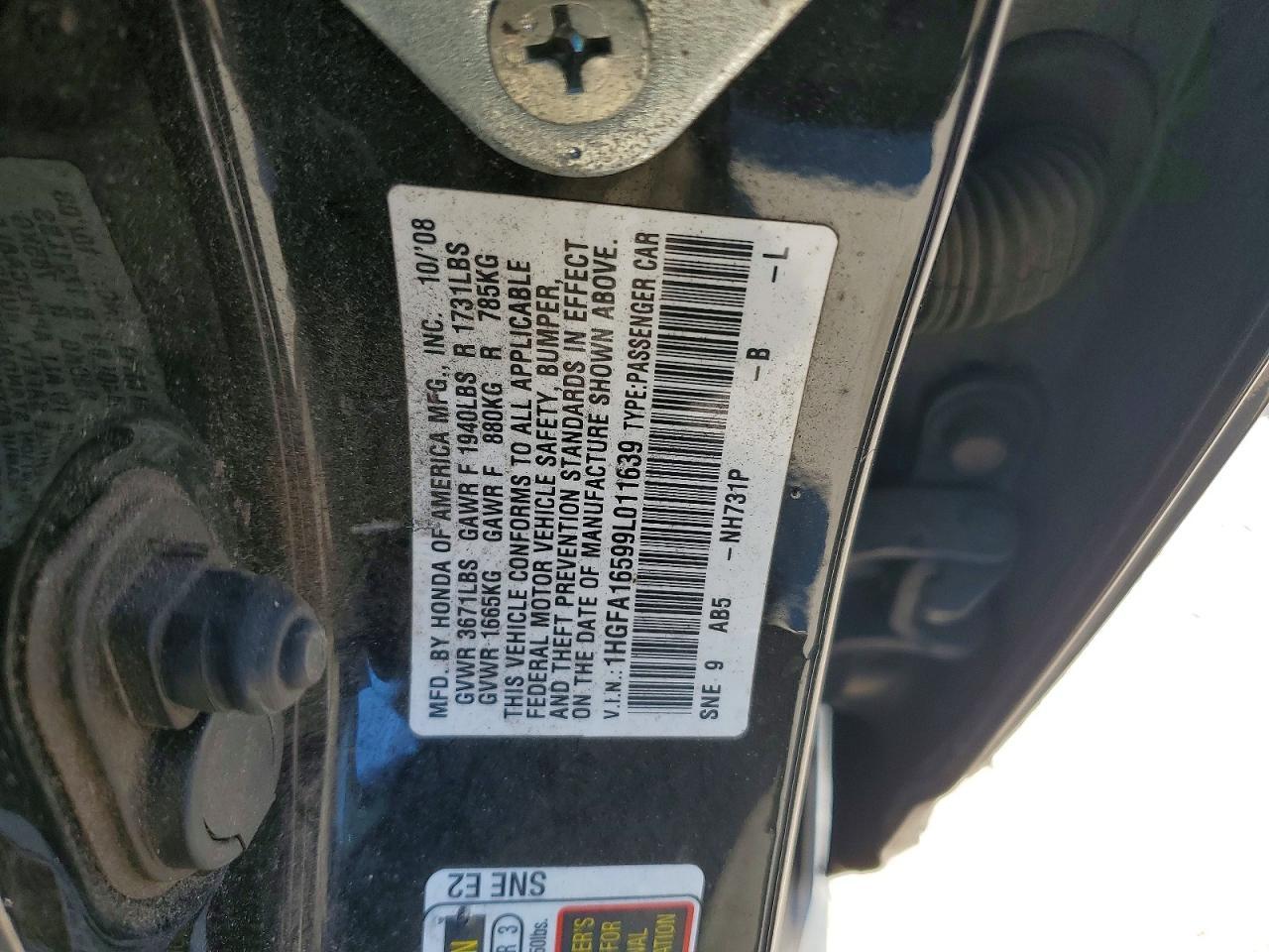 2009 HONDA CIVIC