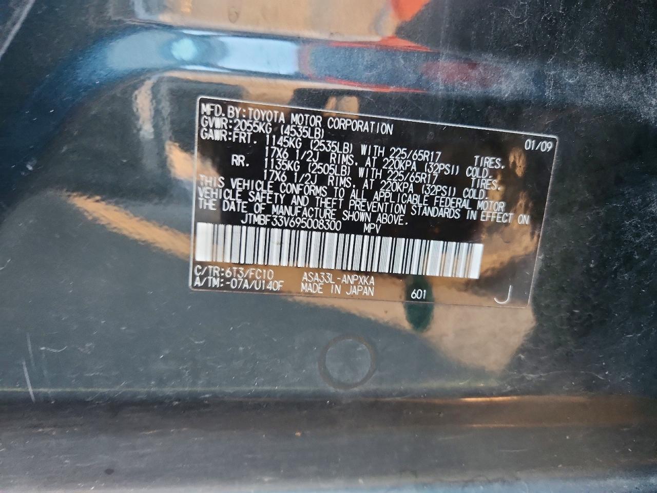 2009 TOYOTA RAV4