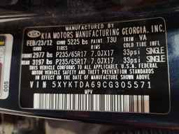 2012 KIA SORENTO