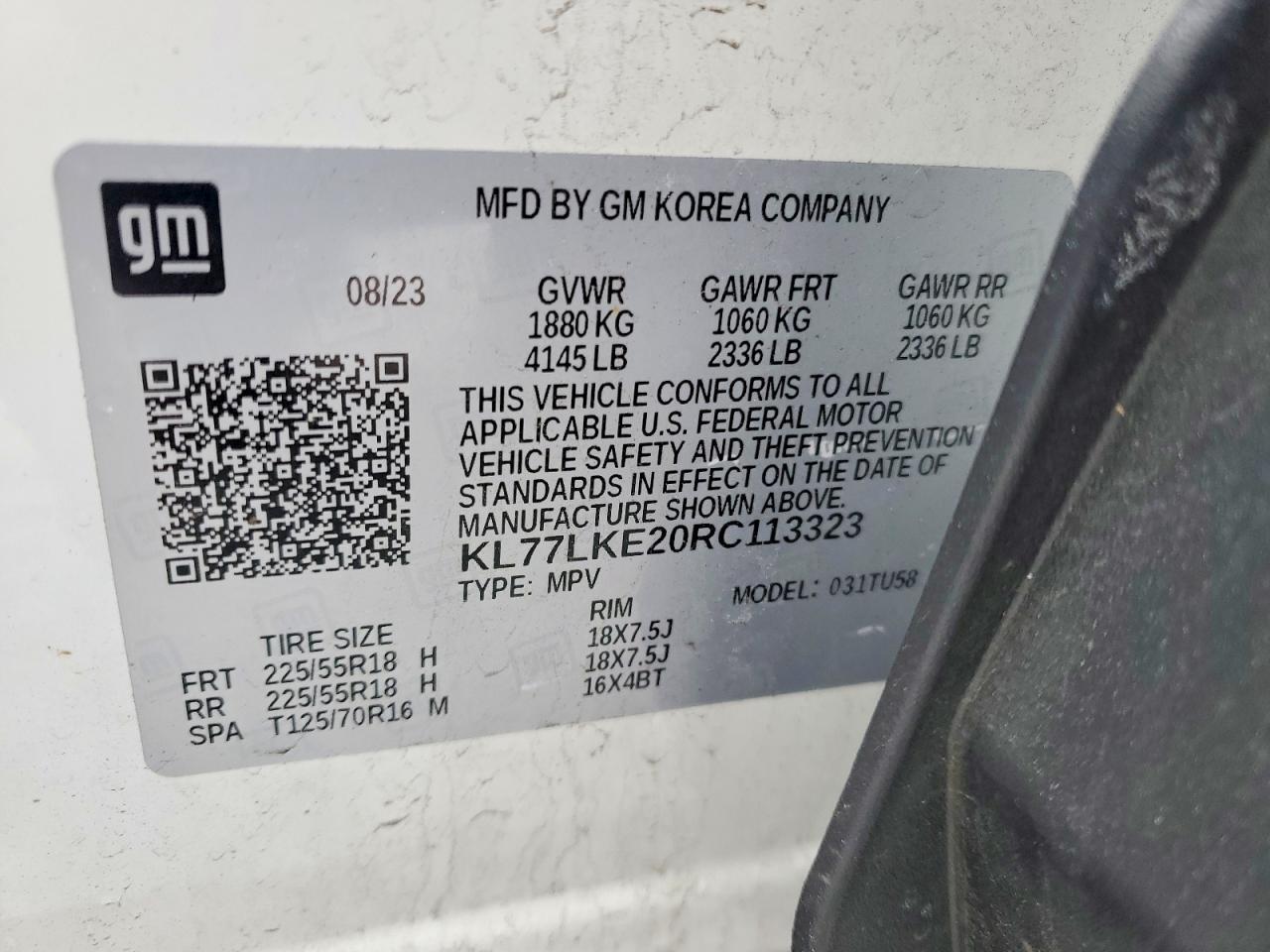 2024 CHEVROLET TRAX