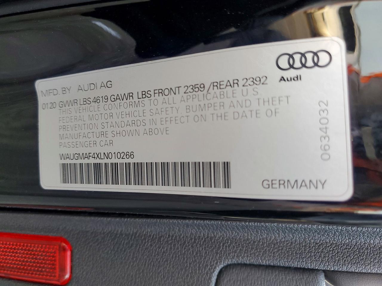 2020 AUDI A4
