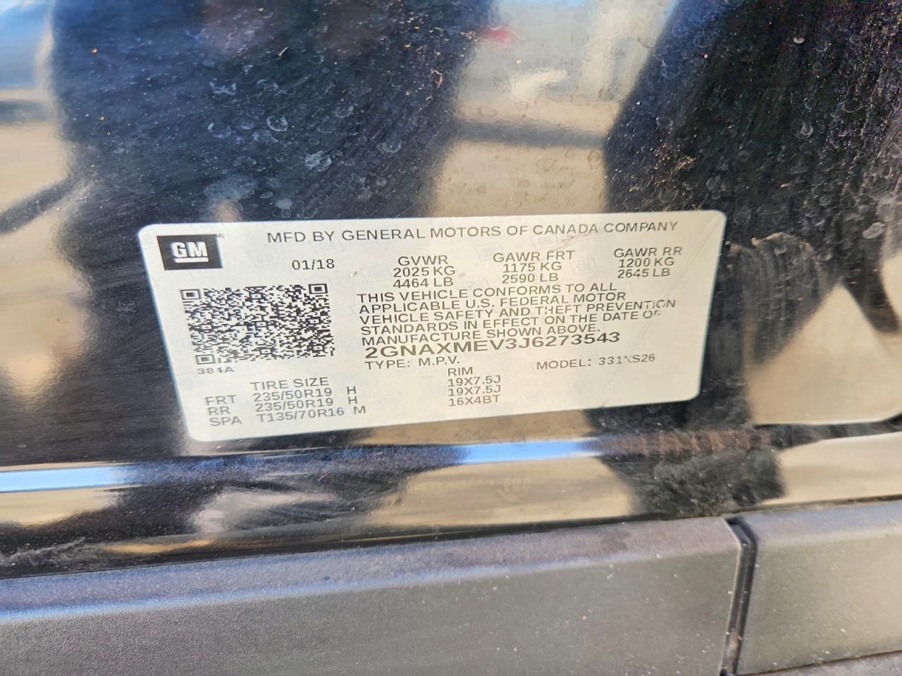 2018 CHEVROLET EQUINOX