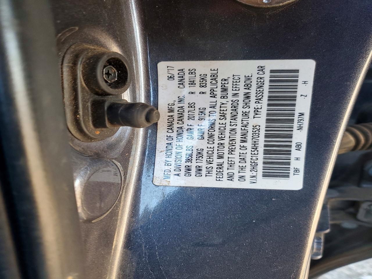 2017 HONDA CIVIC
