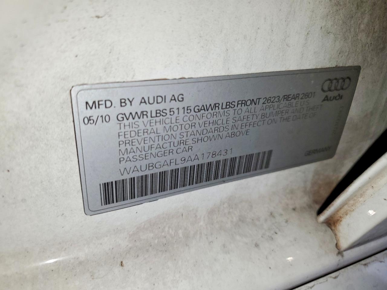 2010 AUDI S4