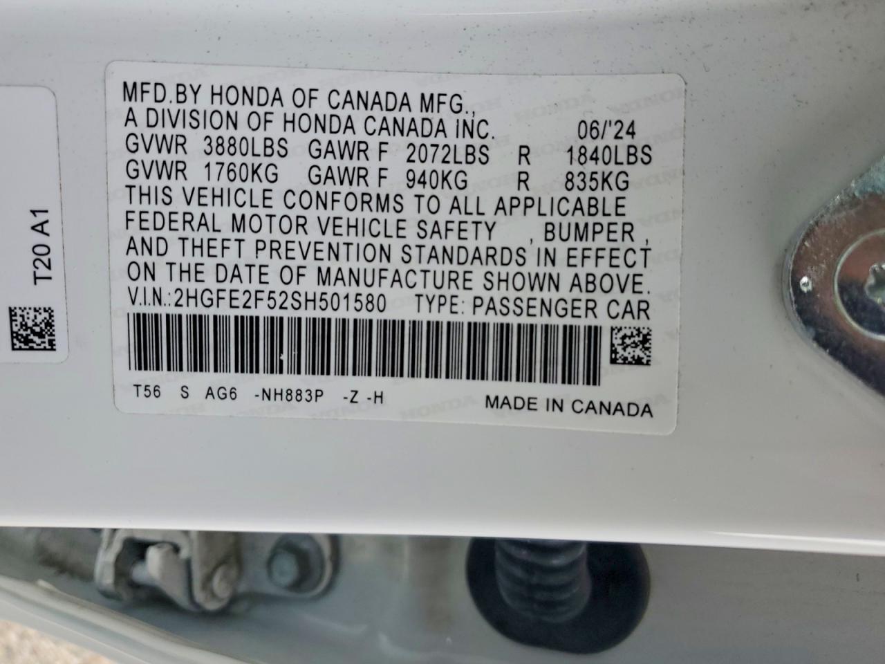 2025 HONDA CIVIC