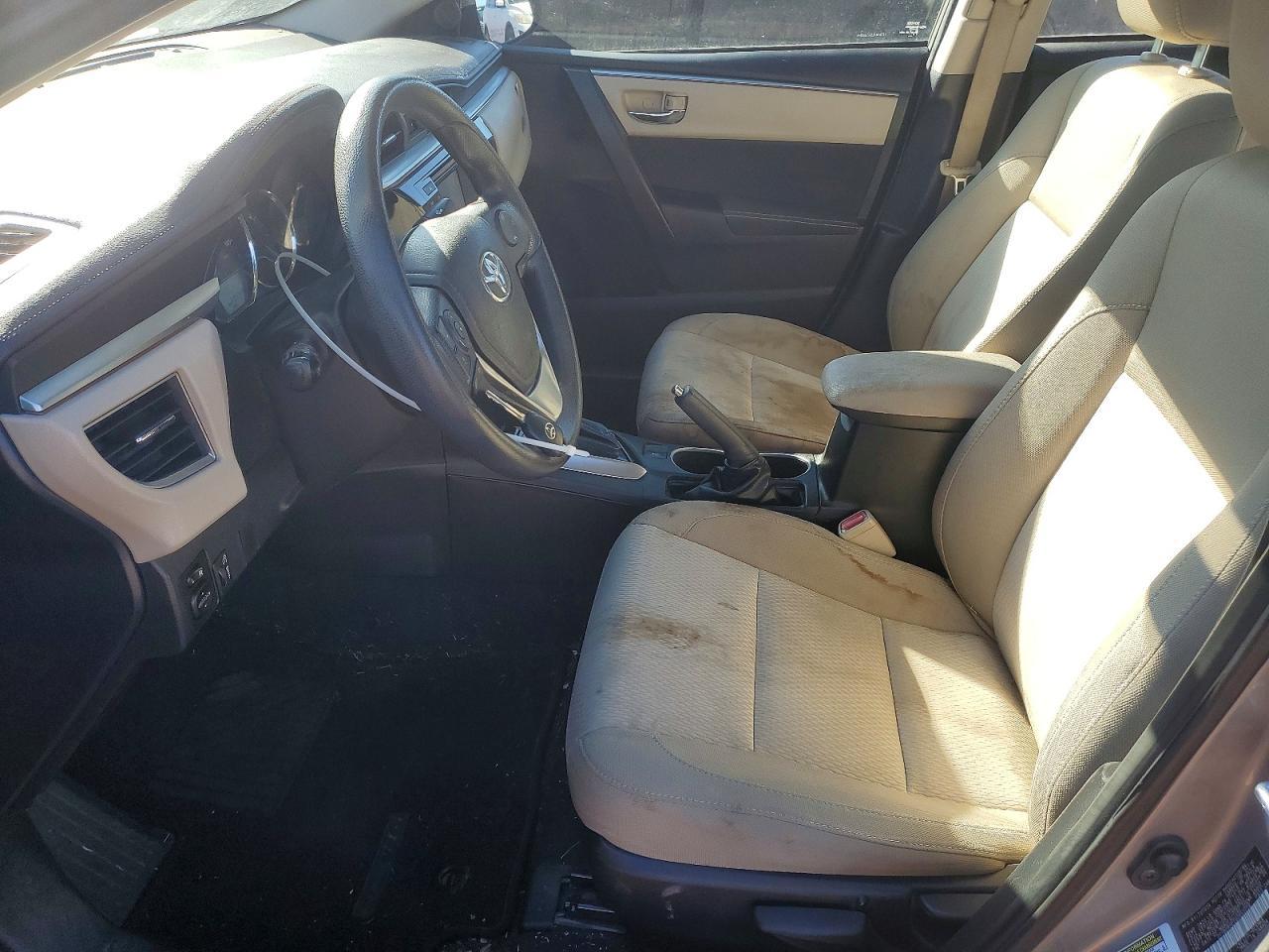 2016 TOYOTA COROLLA