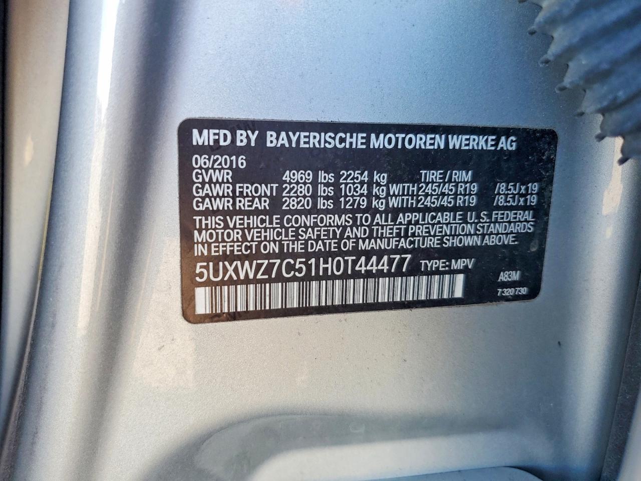 2017 BMW X3