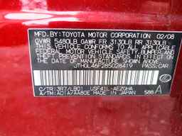 2008 LEXUS LS 460