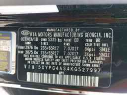 2019 KIA SORENTO