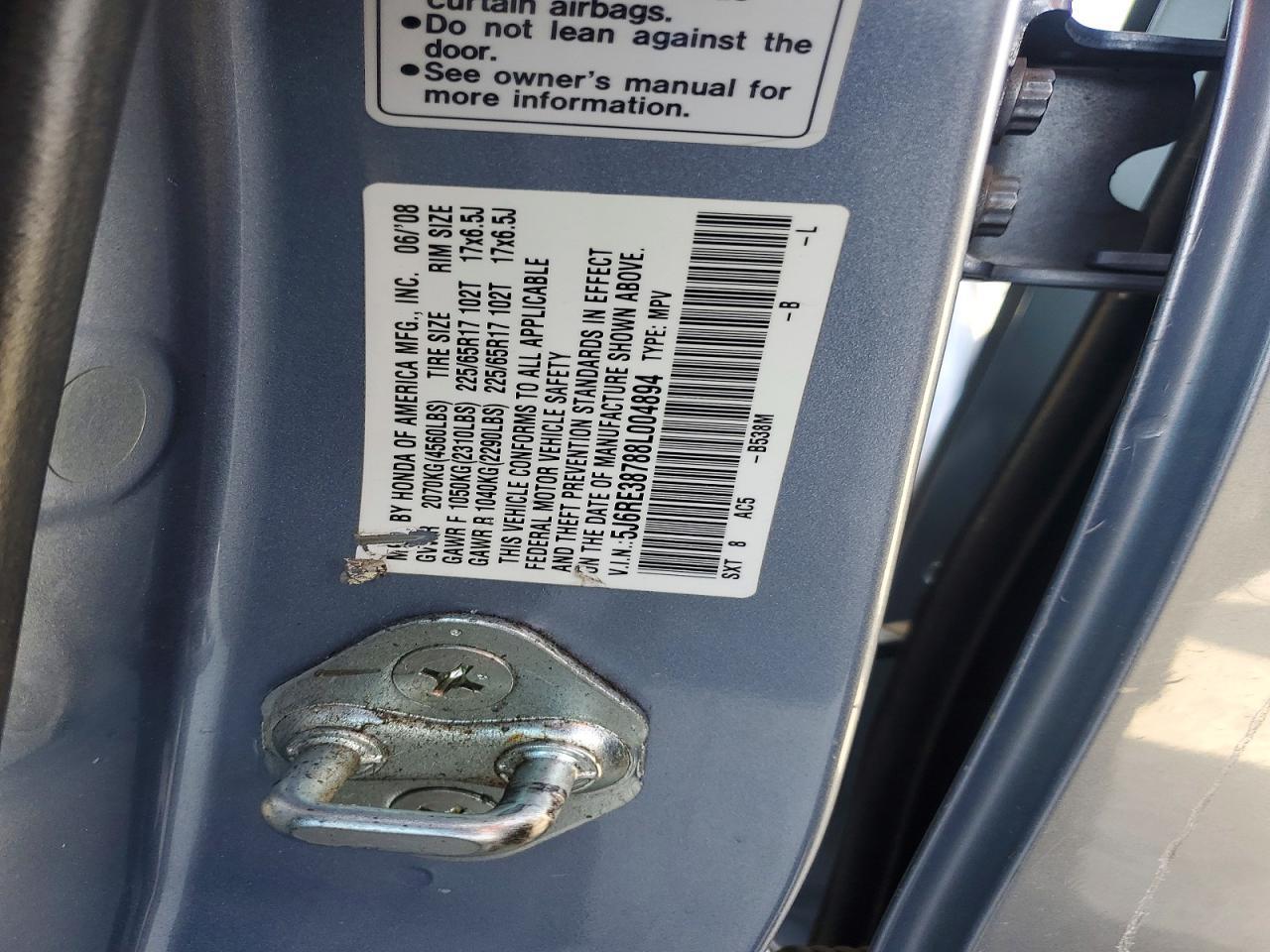 2008 HONDA CR-V