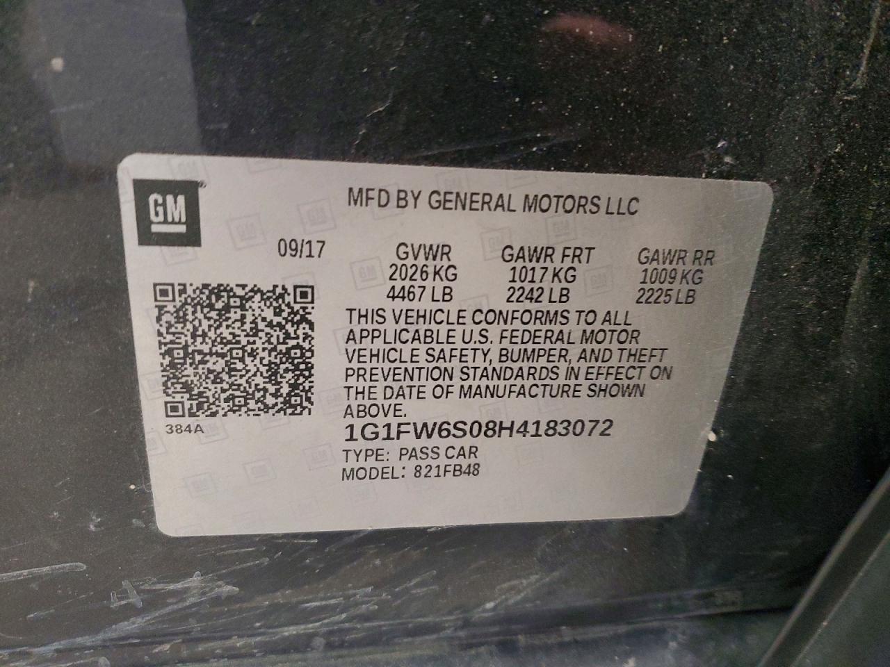 2017 CHEVROLET Bolt EV