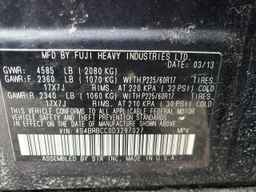 2013 SUBARU Outback