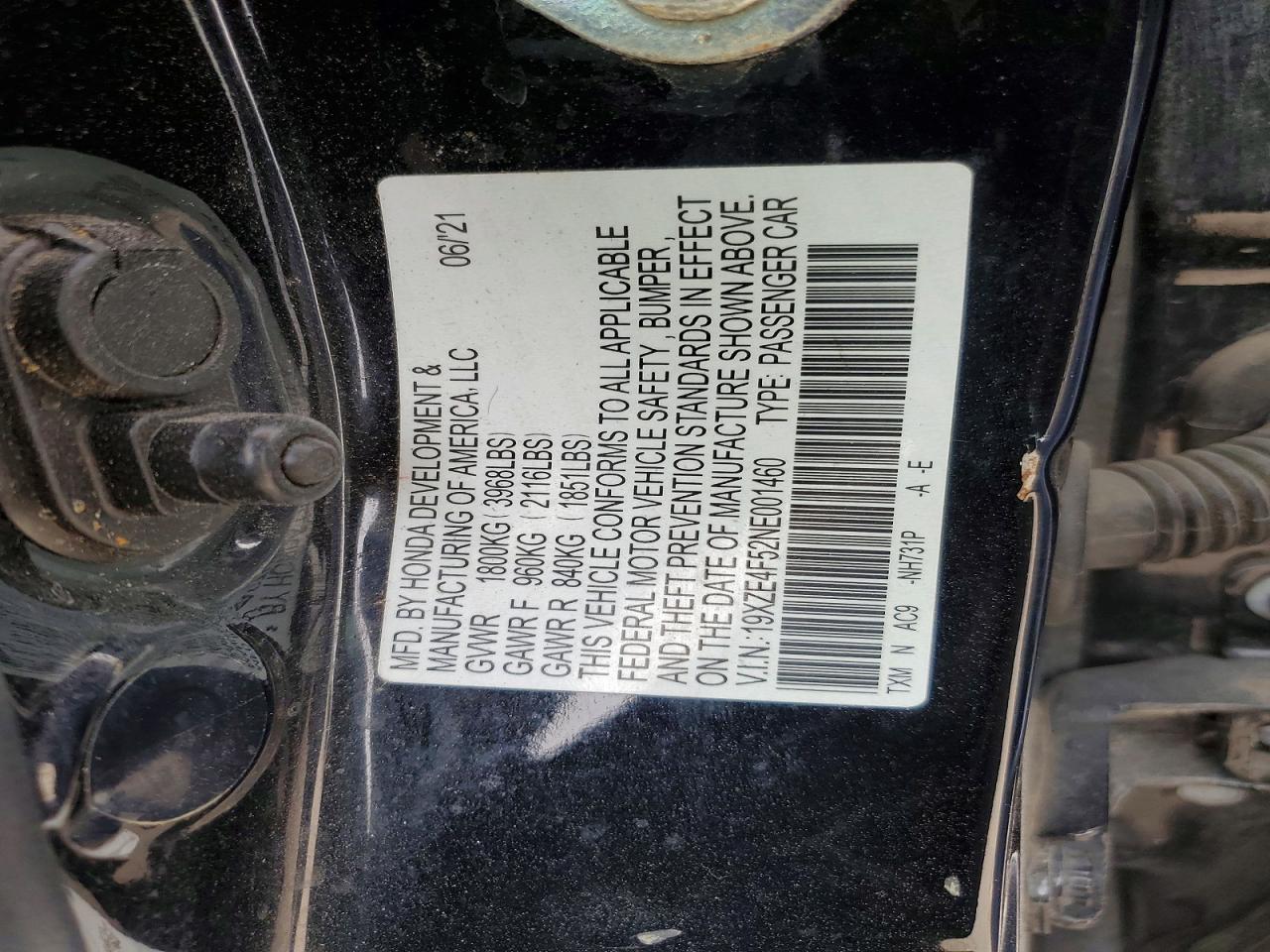 2022 HONDA Insight