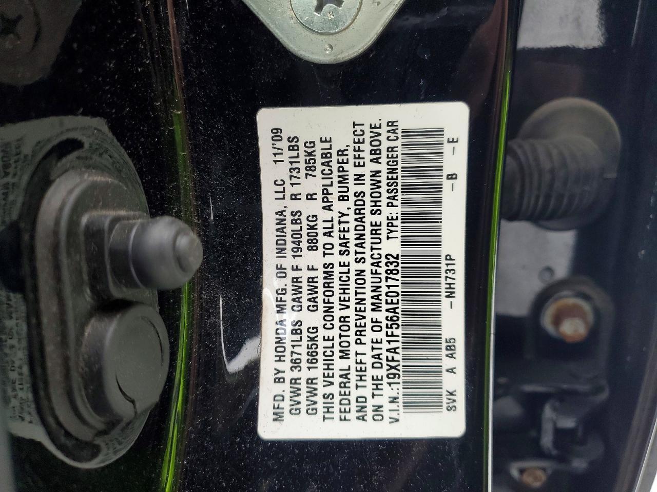 2010 HONDA CIVIC