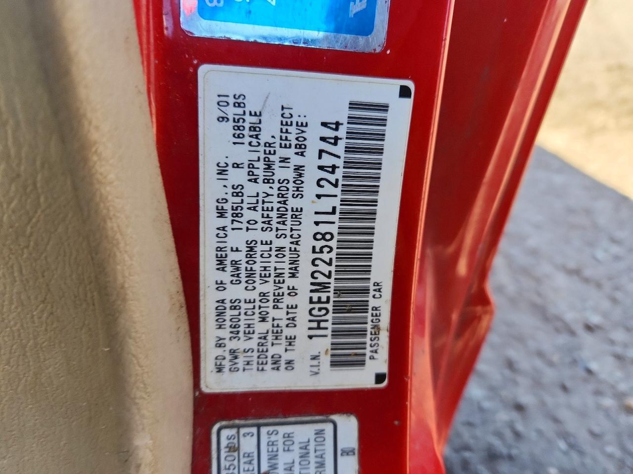2001 HONDA CIVIC